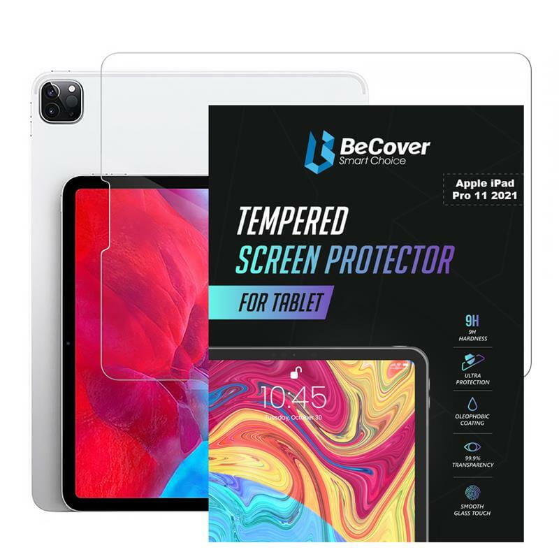 Защитное стекло BeCover для Apple iPad Pro 11 (2021) (706056)