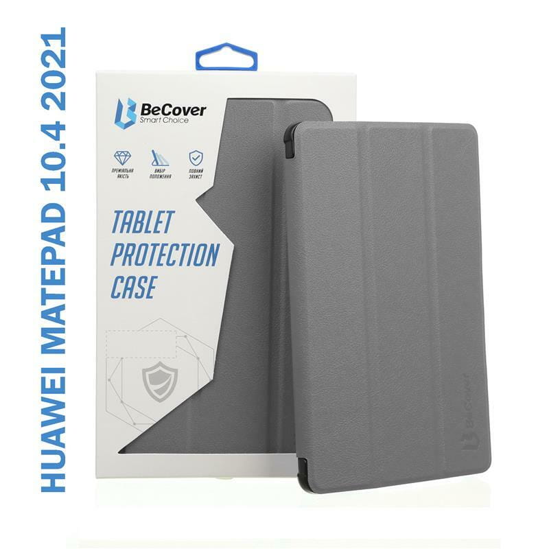 Чехол-книжка BeCover Smart для Huawei MatePad 10.4 2021/10.4 2nd Gen Grey (706483)