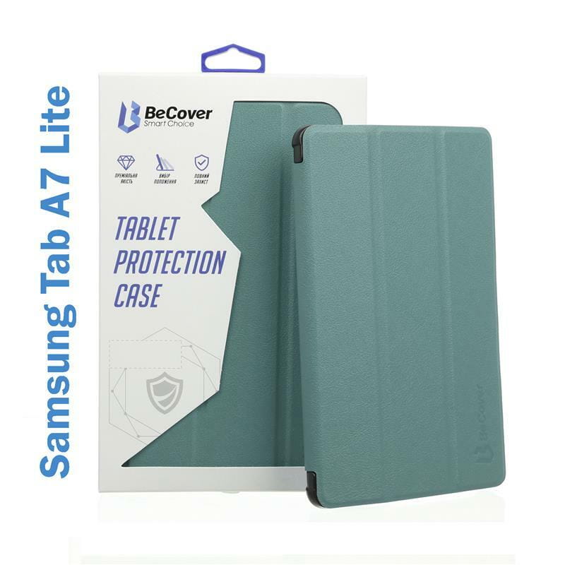 Чехол-книжка BeCover Flexible TPU Mate для Samsung Galaxy Tab A7 Lite SM-T220/SM-T225 Dark Green (706478)