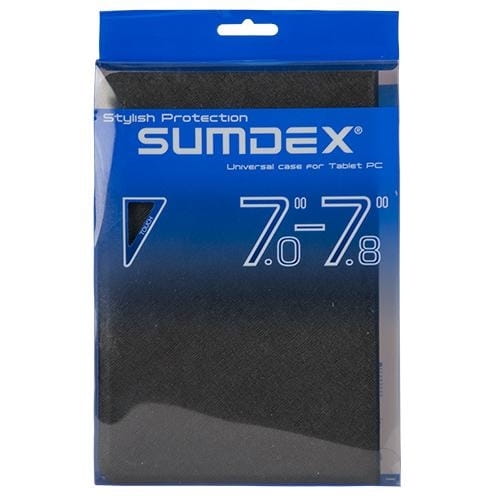Чехол-книжка Sumdex универсальный 7" Black (TCC-700BK)