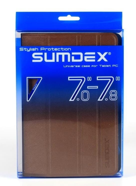 Чехол-книжка Sumdex универсальный 7" Red (TCC-700RD)