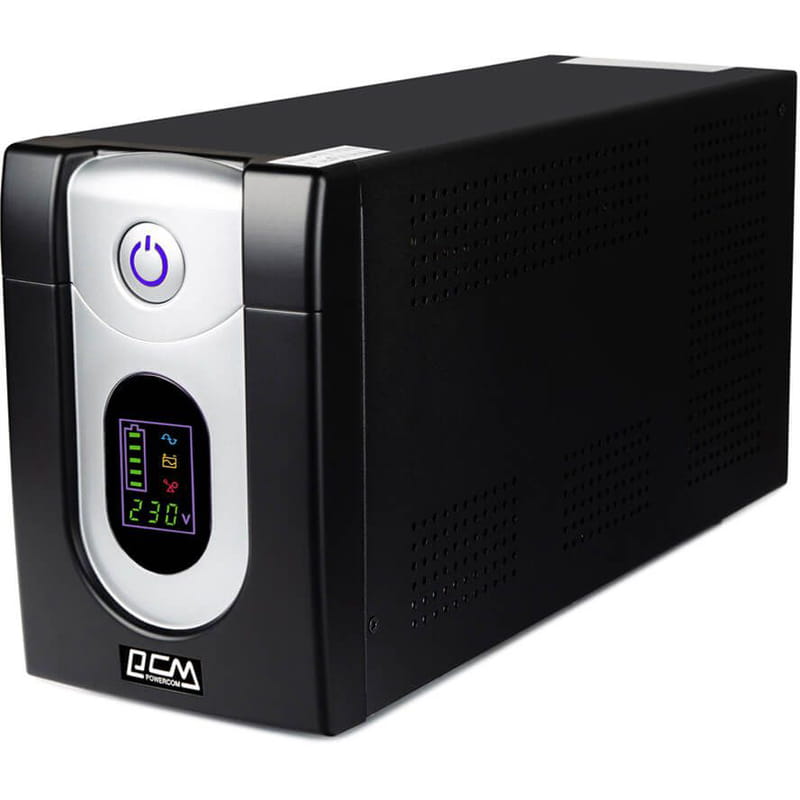 Джерело безперебійного живлення Powercom Imperial IMD-1500AP, Lin.int., AVR, 6 х IEC 320 C13, LCD, USB, RJ-45, RJ-11, пластик (00210134)