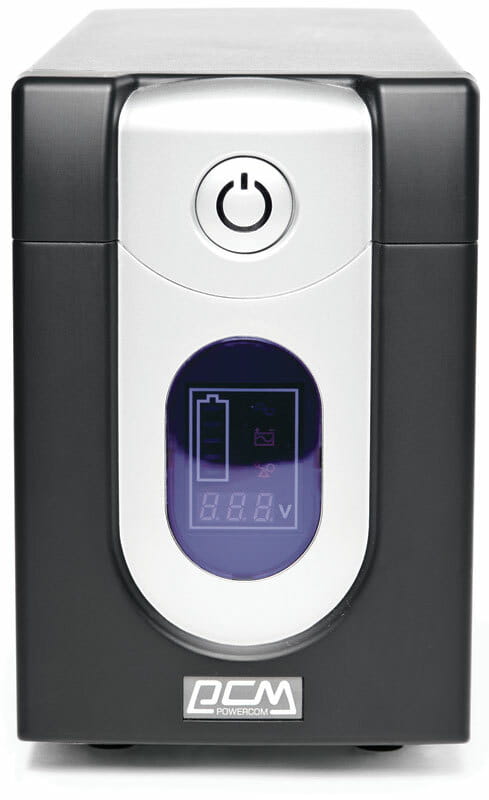 Джерело безперебійного живлення Powercom IMD-1200AP LCD, Lin.int., AVR, 6 х IEC, USB, RJ-45, метал (00210138)