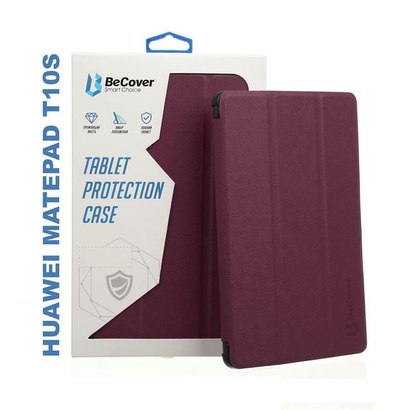 Чехол-книжка BeCover Smart Case для Huawei MatePad T 10s/T 10s (2nd Gen) Red Wine (705405)