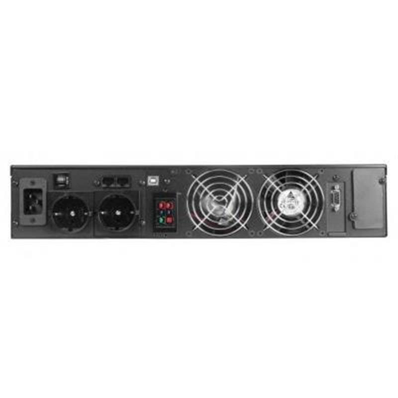 ИБП Powercom MRT-3000, Online, 2 x евро, USB, RJ-45, LCD, металл (00230034)