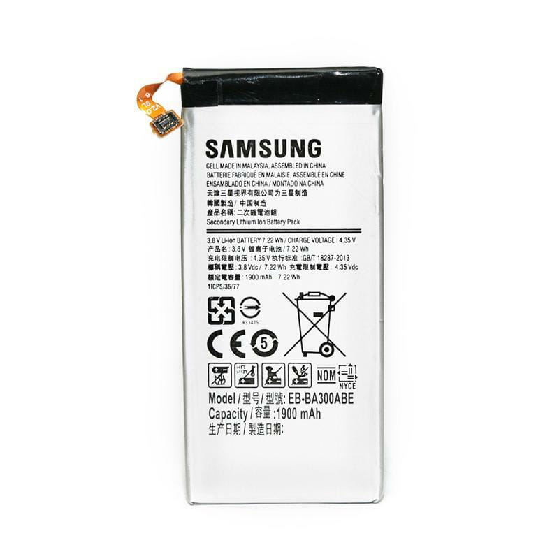 АКБ PowerPlant для Samsung Galaxy A3 (SM-A300F) 3.8V 1900mAh (DV00DV6263)