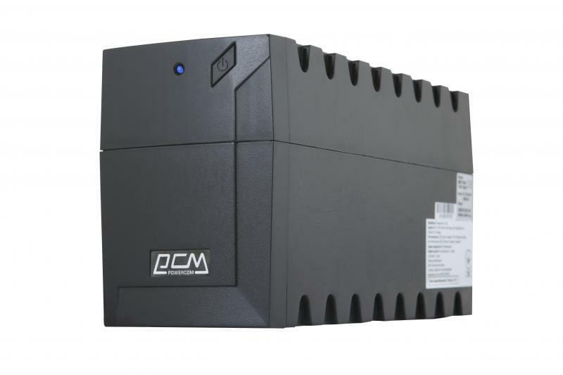 ИБП Powercom RPT-1000AP Schuko, Lin.int., AVR, 3 x евро, USB, пластик (00210219)