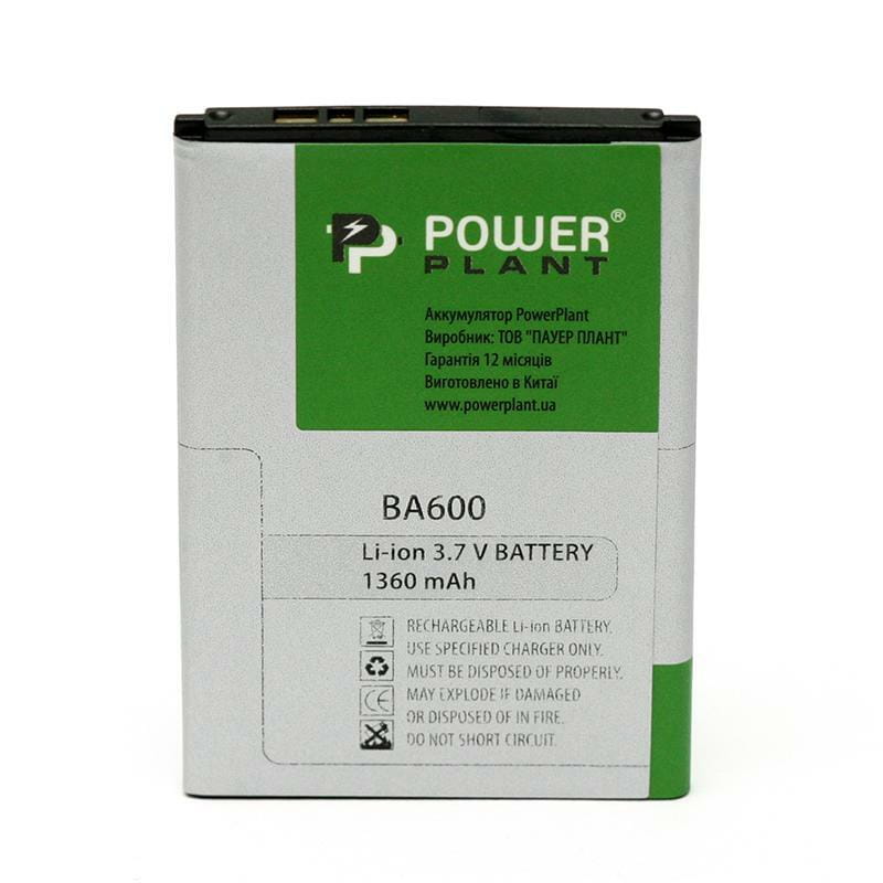 АКБ PowerPlant для Sony Ericsson BA600 ST25i 3.7V 1360mAh (DV00DV6126)