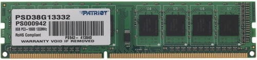 Модуль пам`яті DDR3 8GB/1333 Patriot Signature Line (PSD38G13332)