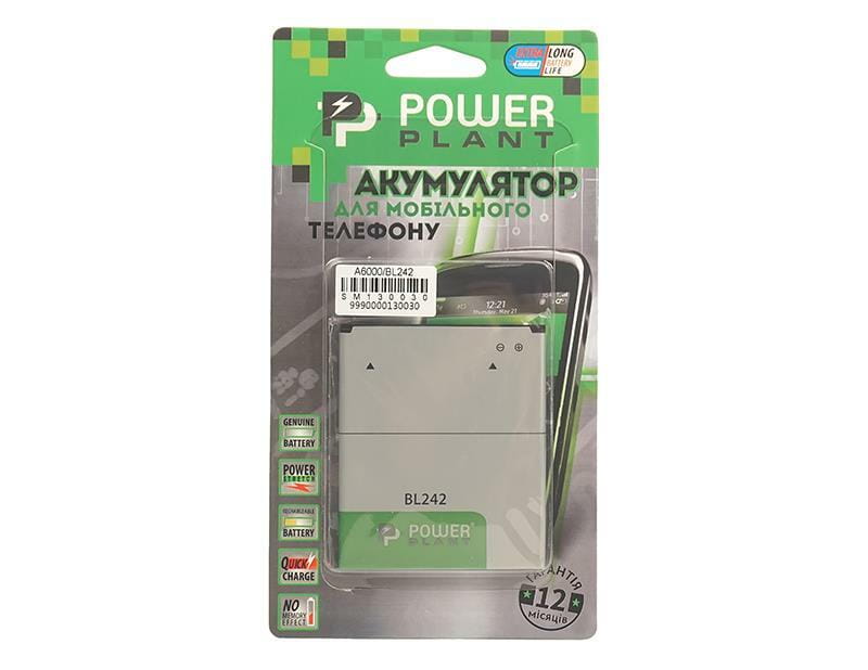 АКБ PowerPlant для Lenovo A6000 (BL242) 2300mAh (SM130030)