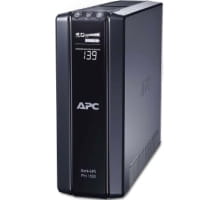 Джерело безперебійного живлення APC Back-UPS RS 1500VA, Lin.int., AVR, 10 х IEC, USB, RJ-11, RJ-45, метал (BR1500GI)