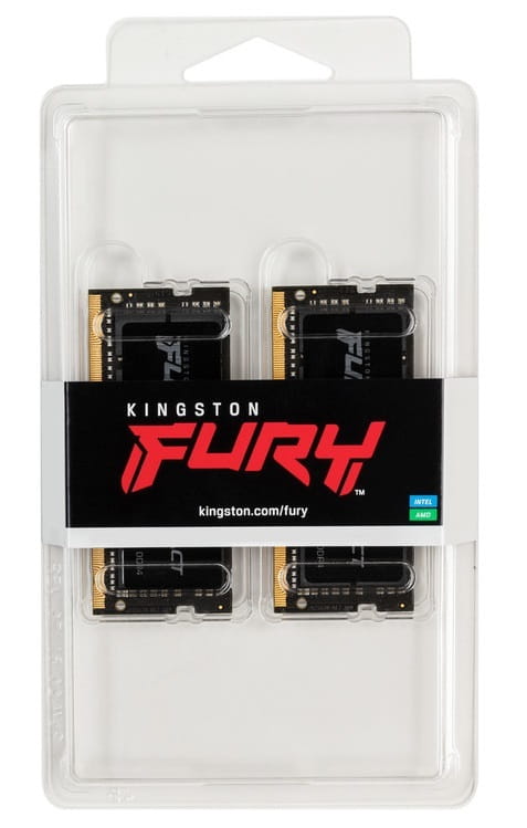 Модуль памяти SO-DIMM 2x32GB/3200 DDR4 Kingston Fury Impact (KF432S20IBK2/64)