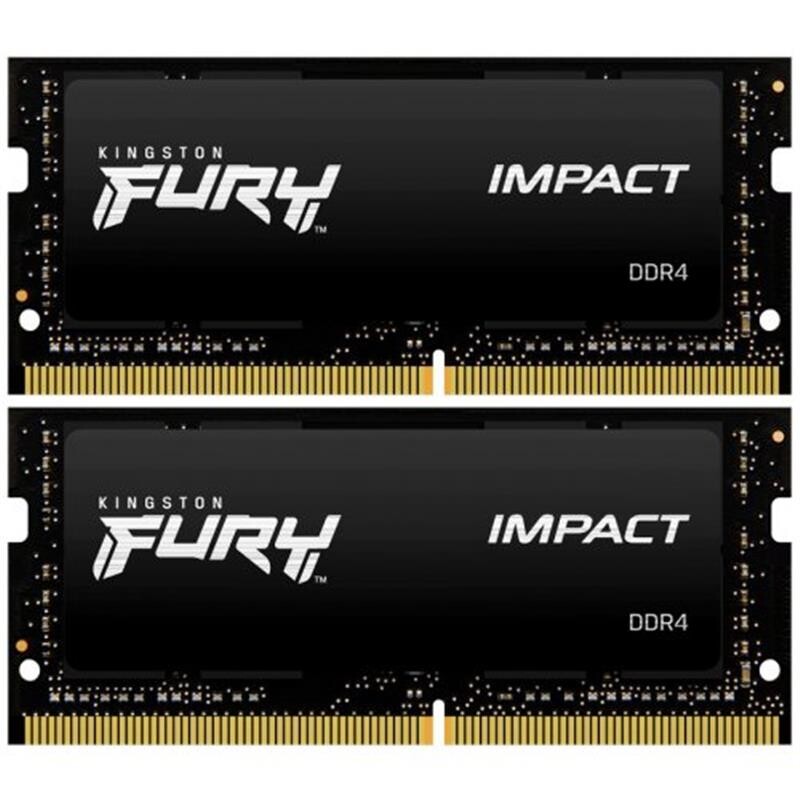 Модуль памяти SO-DIMM DDR4 2x32GB/3200 Kingston Fury Impact (KF432S20IBK2/64)