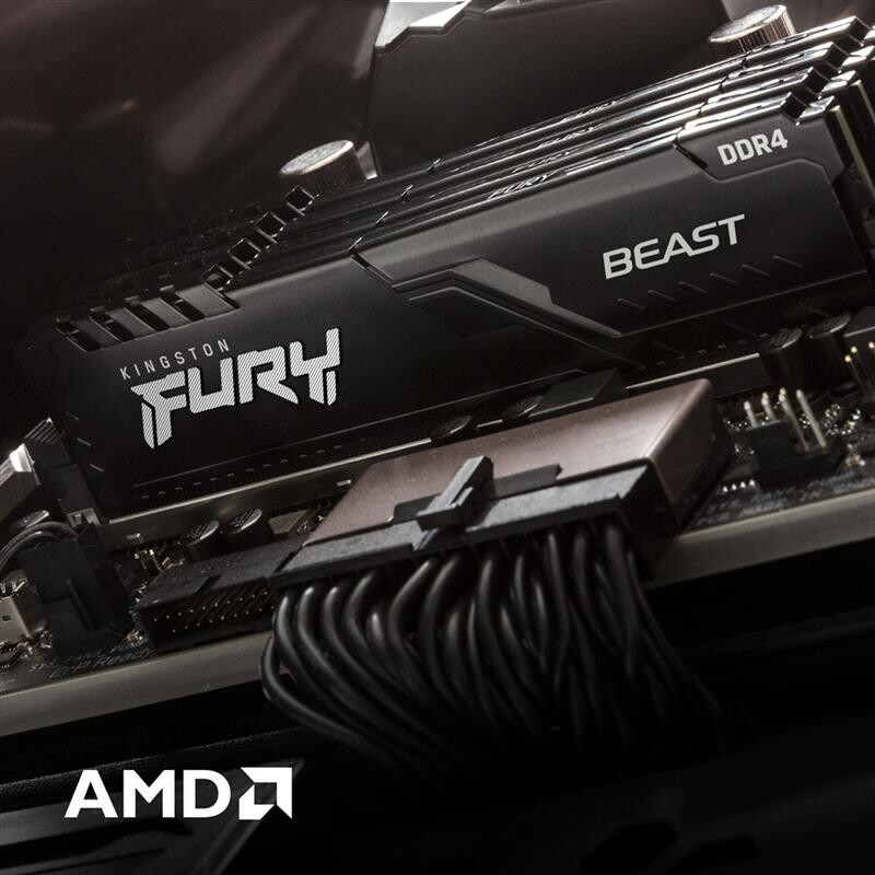 Модуль памяти DDR4 2x32GB/3600 Kingston Fury Beast Black (KF436C18BBK2/64)