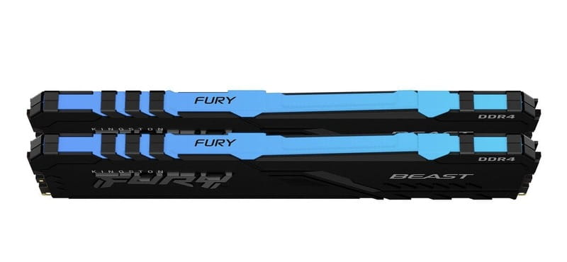 Модуль памяти DDR4 2x16GB/3600 Kingston Fury Beast RGB Black (KF436C18BBAK2/32)