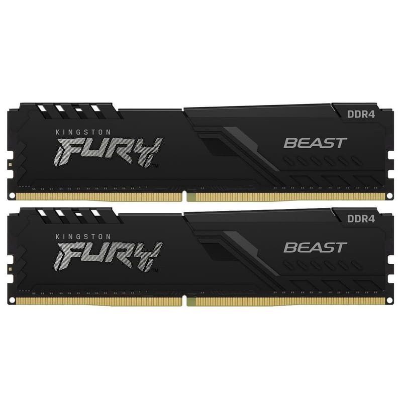 Модуль памяти DDR4 2x16GB/3733 Kingston Fury Beast Black (KF437C19BB1K2/32)