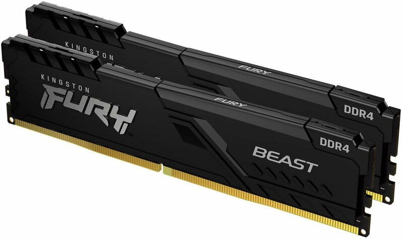 Модуль памяти DDR4 2x16GB/3733 Kingston Fury Beast Black (KF437C19BB1K2/32)