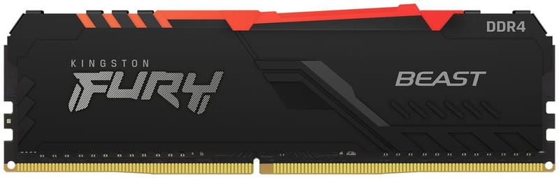 Модуль памяти DDR4 2x16GB/3200 Kingston Fury Beast RGB (KF432C16BBAK2/32)