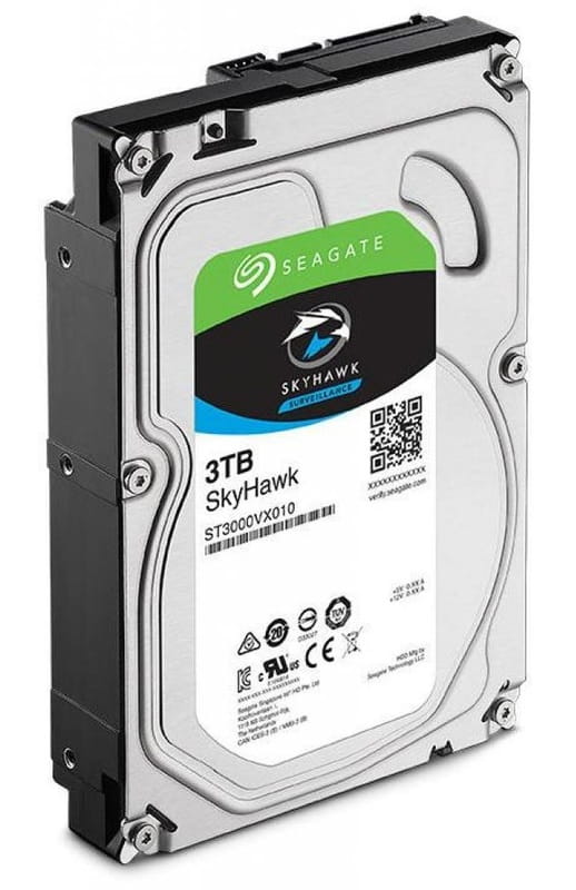 Накопитель HDD SATA 3.0TB Seagate SkyHawk Surveillance 5900rpm  256MB (ST3000VX009)