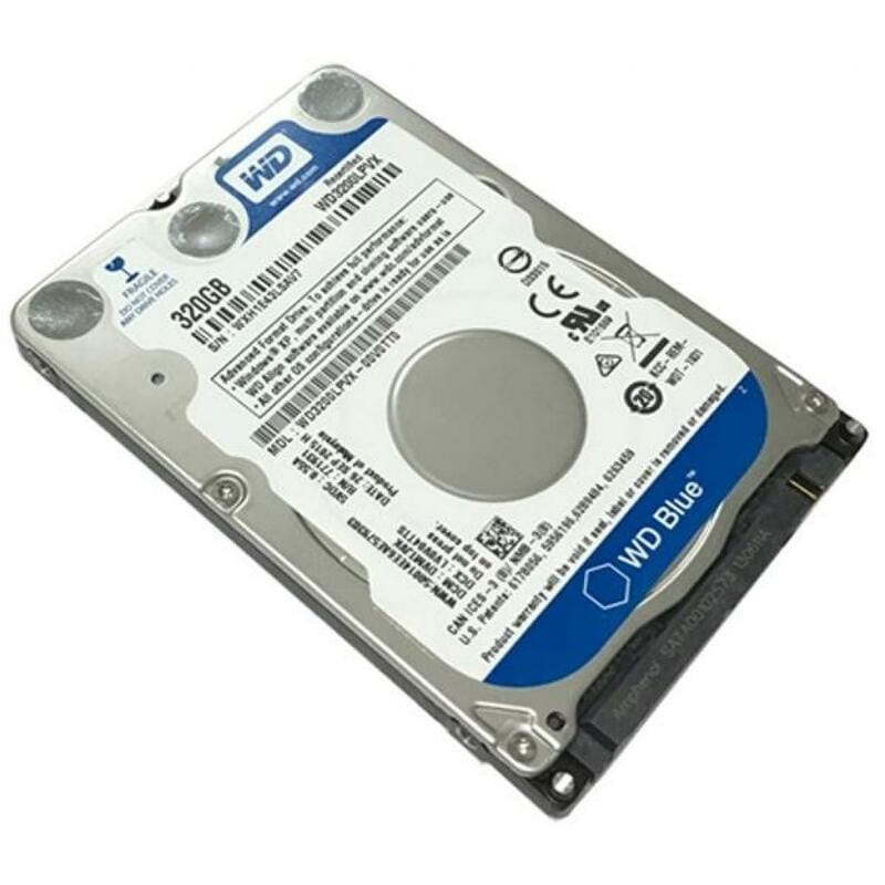 Накопитель HDD 2.5" SATA  320GB WD Blue 5400rpm 8MB (WD3200LPVX) Refurbished