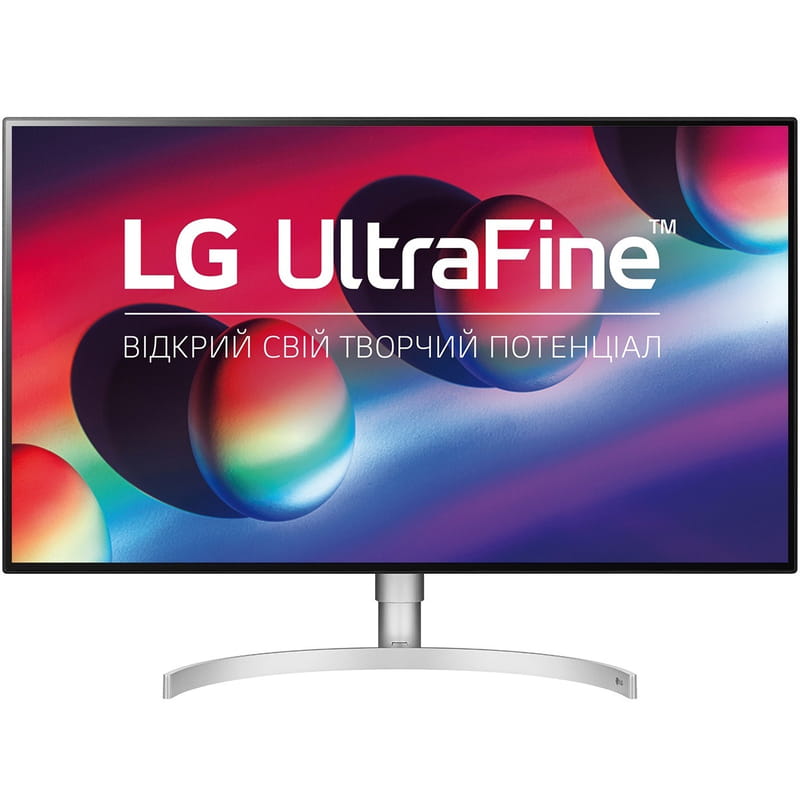 Монітор LG 31.5" UltraFine 32UL950-W IPS White/Silver