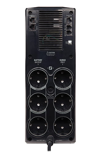 ИБП APC Back-UPS Pro 1200VA, CIS, Lin.int., AVR, 6 х Schuko, USB, RS232, RJ-11, RJ45, металл (BR1200G-RS)
