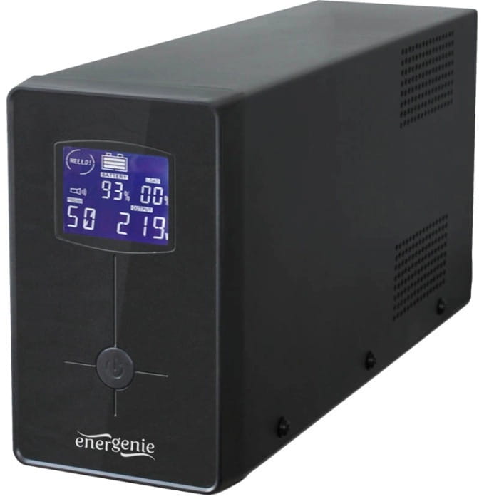 ИБП EnerGenie EG-UPS-031 650VA, Line Int., AVR, 2xIEC+1xSchuko, LCD