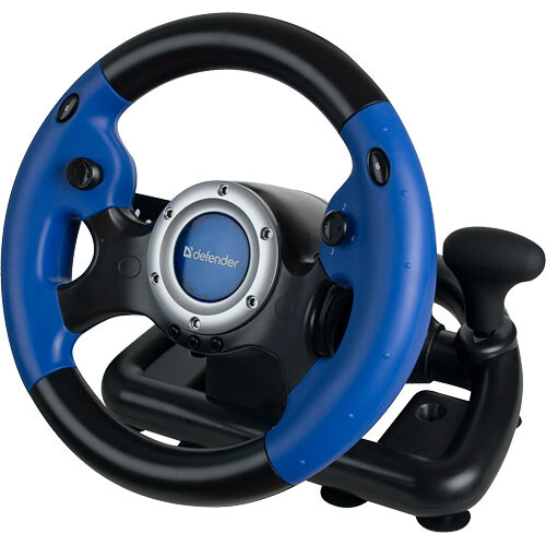 Кермо  Defender Challenge Turbo GT (64350) Black-Blue USB