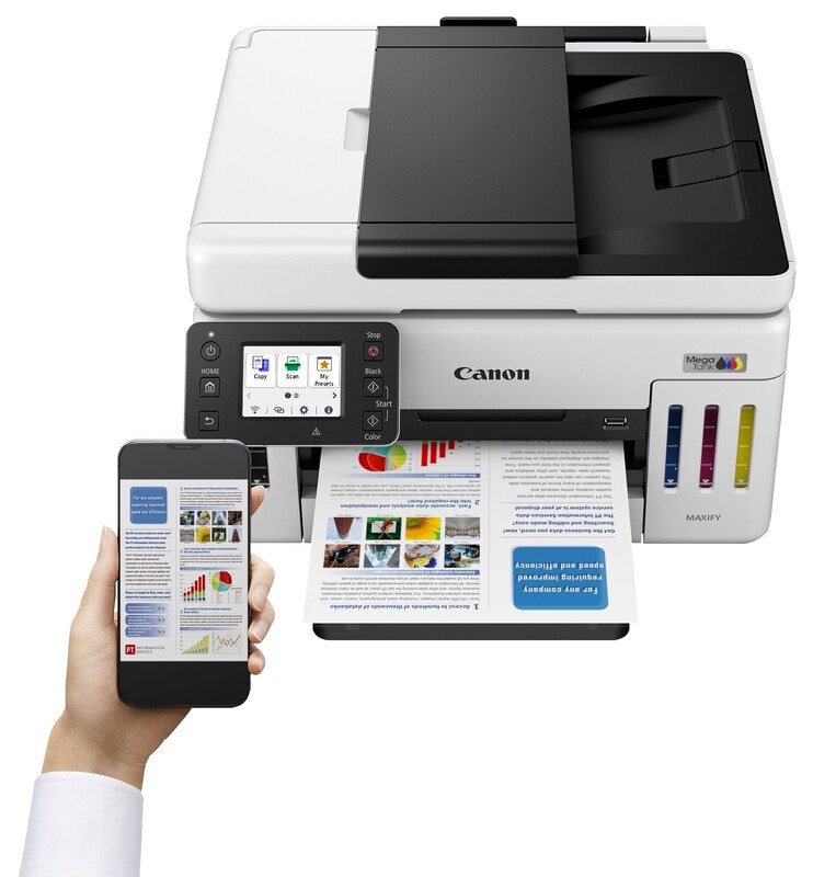 Багатофункційний пристрій А4 кол. Canon Maxify GX6140 з Wi-Fi (6882C009)