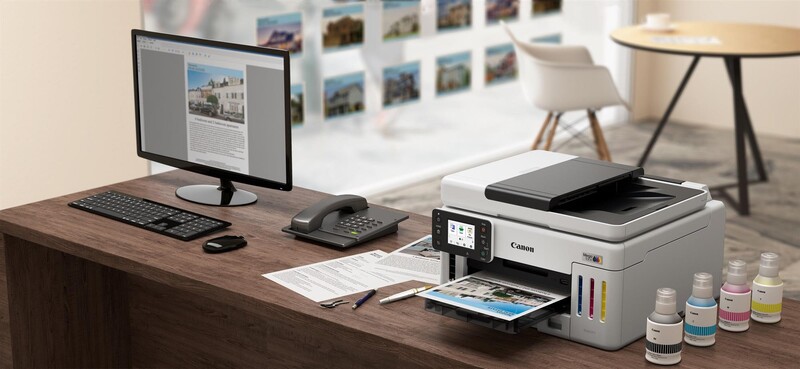Багатофункційний пристрій А4 кол. Canon Maxify GX6140 з Wi-Fi (6882C009)