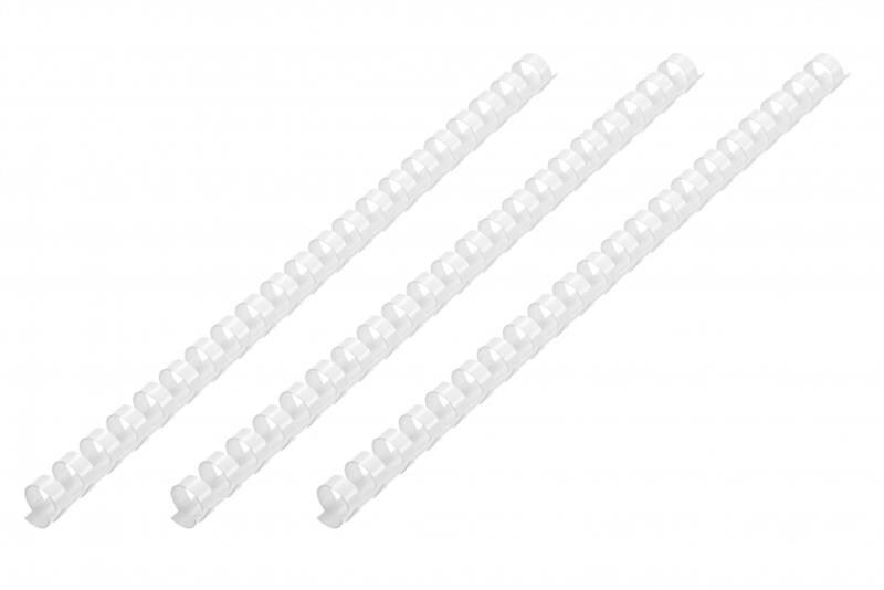 Пружина пластиковая 2E A4, 14 мм, белая, 100шт (2E-PL14-100WH)