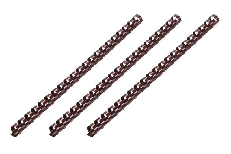 Пружина пластиковая 2E A4, 14 мм, шоколад, 100шт (2E-PL14-100CH)