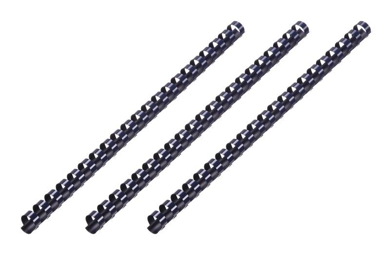 Пружина пластиковая 2E A4, 22 мм, темно-синяя, 50шт (2E-PL22-50NV)