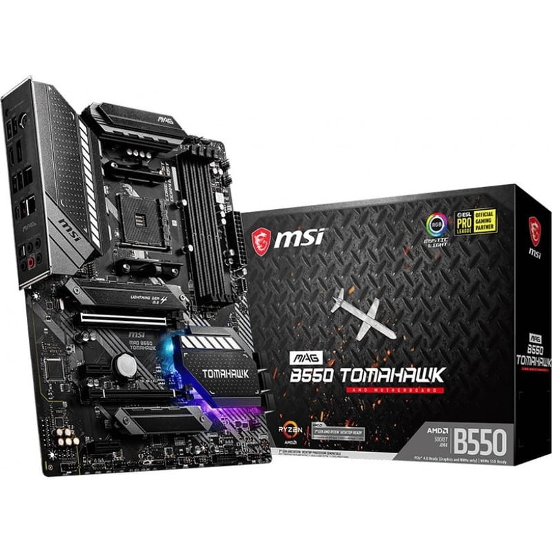 Купить Материнская плата MSI MAG B550 Tomahawk Socket AM4 Материнская плата MSI MAG B550 Tomahawk Socket AM4