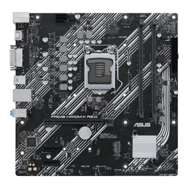 Материнская плата Asus Prime H410M-K R2.0 Socket 1200