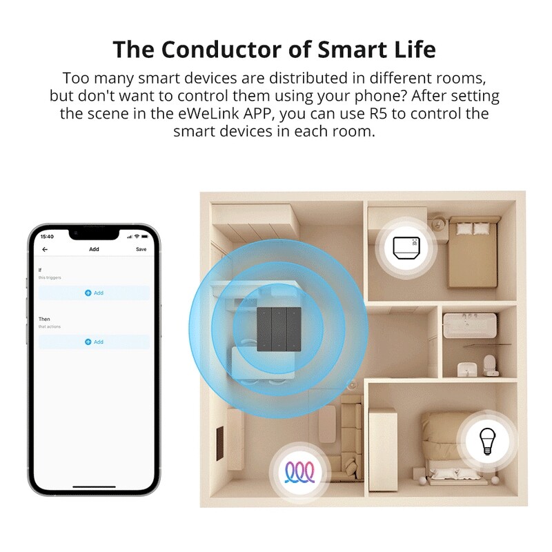 Контроллер беспроводной Sonoff R5