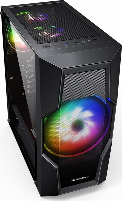 Корпус 2E Gaming Turbo G2057B Black (2E-G2057B) без БЖ
