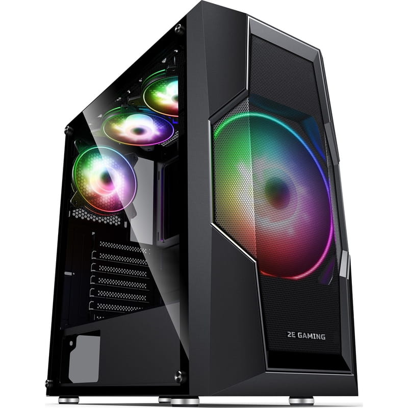 Корпус 2E Gaming Turbo G2057B Black (2E-G2057B) без БЖ