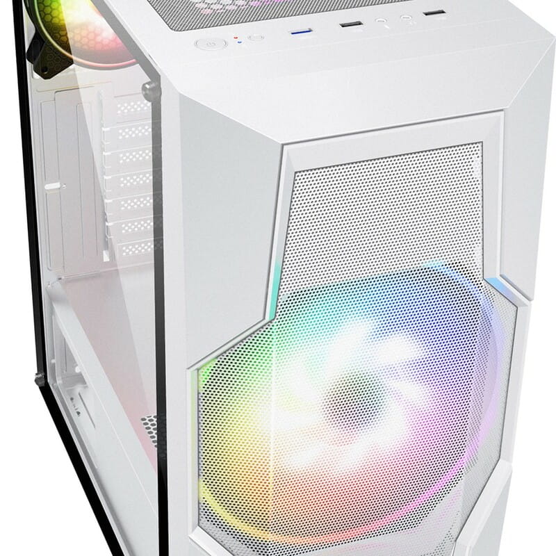 Корпус 2E Gaming Turbo G2057W White (2E-G2057W) без БЖ