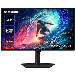 Монiтор Samsung 27" Odyssey G6 (LS27HG610SIXUA) OLED Black 240Hz