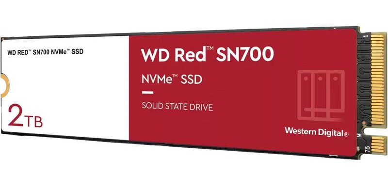 Накопичувач SSD 2TB WD Red SN700 M.2 2280 PCIe 3.0 x4 3D NAND (WDS200T1R0C)