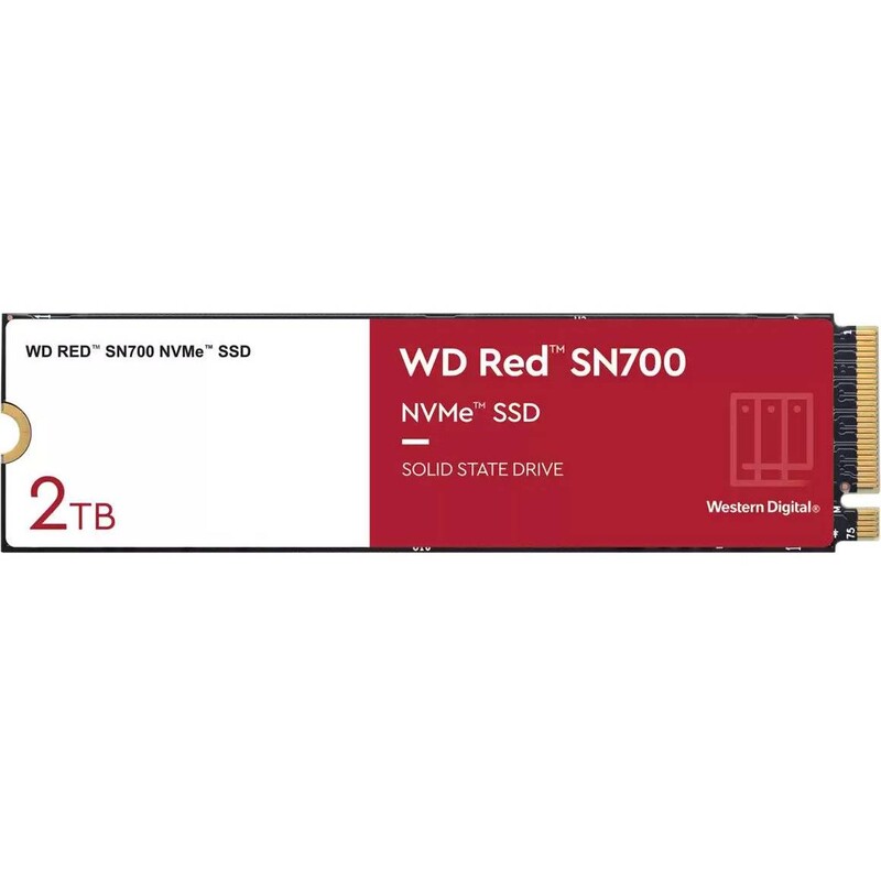 Накопичувач SSD 2TB WD Red SN700 M.2 2280 PCIe 3.0 x4 3D NAND (WDS200T1R0C)