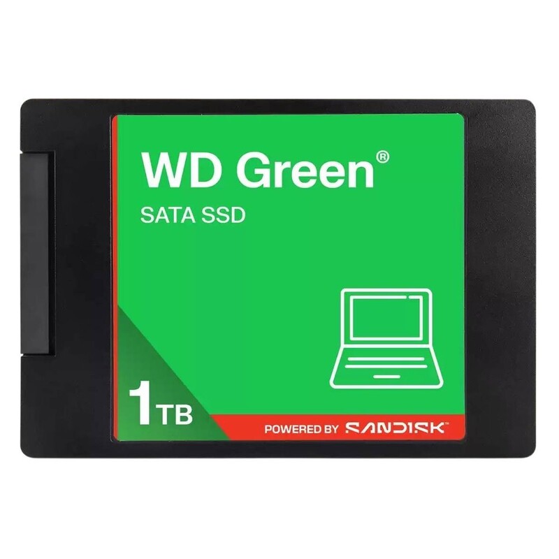 Накопичувач SSD 1TB WD Green 2.5 SATAIII 3D NAND (WDS100T5G0A-00CPT0)