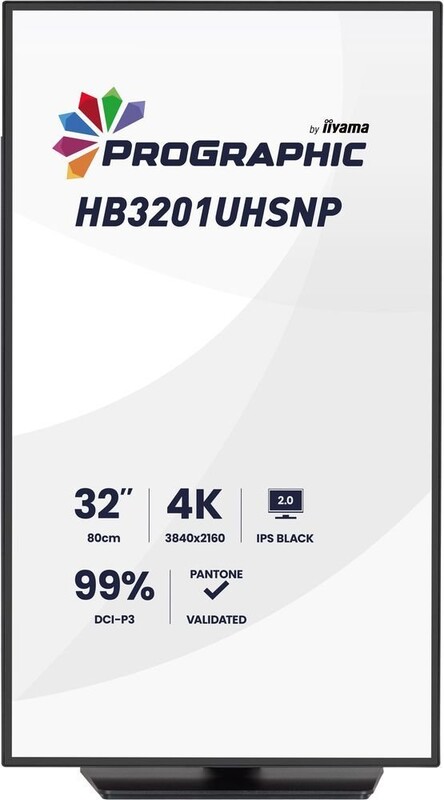 Монітор Iiyama 31.5" ProGraphic HB3201UHSNP-B1 IPS Black