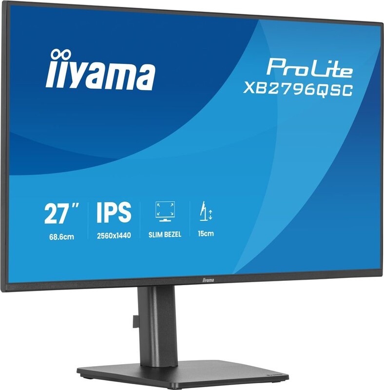 Монітор Iiyama 27" ProLite XB2796QSC-B1 IPS Black