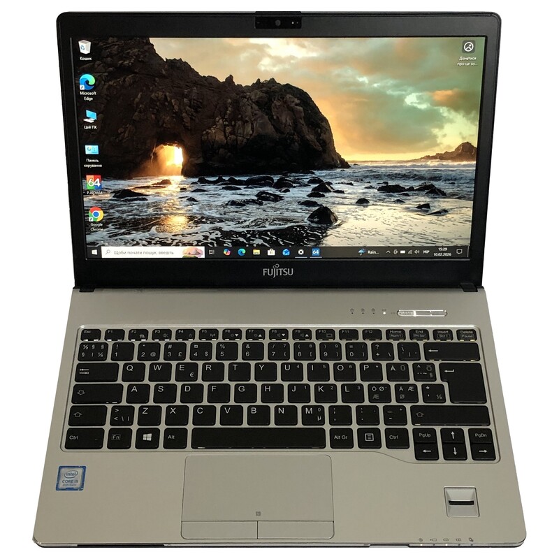 Ноутбук Fujitsu LifeBook S938 / 13.3" FullHD IPS / i5-8250U / 8GB / 256GB SSD / Win10Pro / Backlight / сканер отпечатка / Б/у