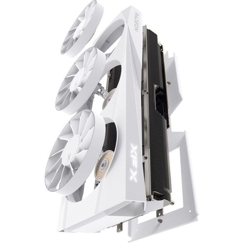 Видеокарта AMD Radeon RX 9070 XT 16GB GDDR6 Quicksilver Magnetic Air Edition White XFX (RX-97TMAQKW9)