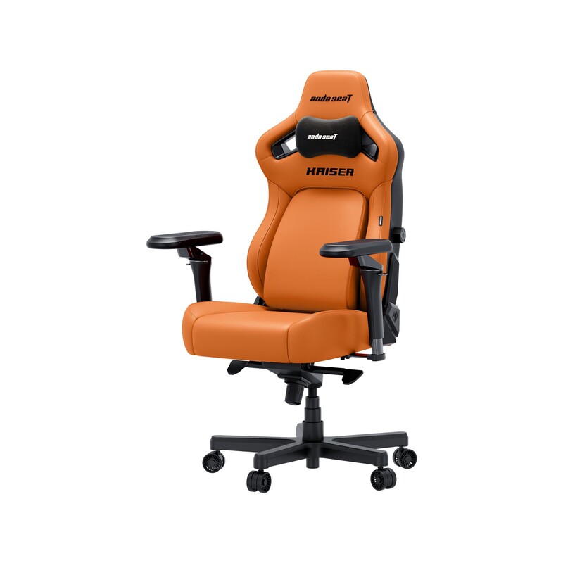 Кресло для геймеров Anda Seat Kaiser 4 V2 Size XL PVC Orange (AD12YDDC-XLL-20-O-PV/C-03)