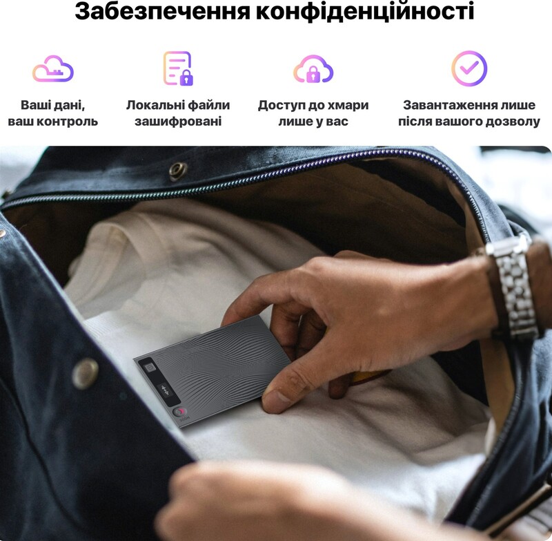 Диктофон Mobvoi TicNote з АІ NE-79