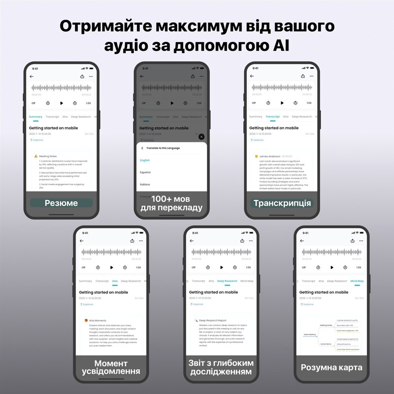 Диктофон Mobvoi TicNote з АІ NE-79